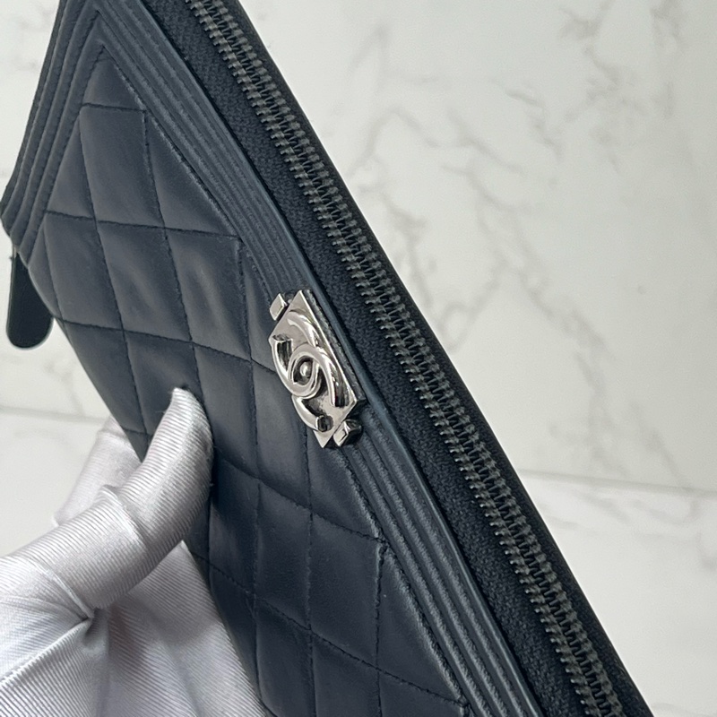 💗香緹國際精品💗 697 Chanel leboy 羊皮 長夾 保卡款-4