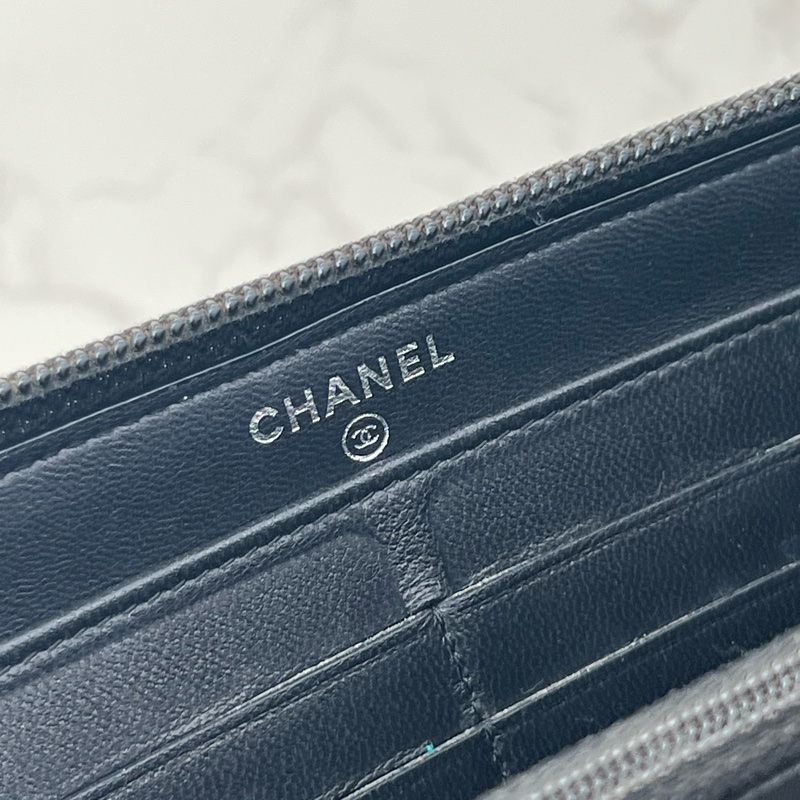 💗香緹國際精品💗 697 Chanel leboy 羊皮 長夾 保卡款-11