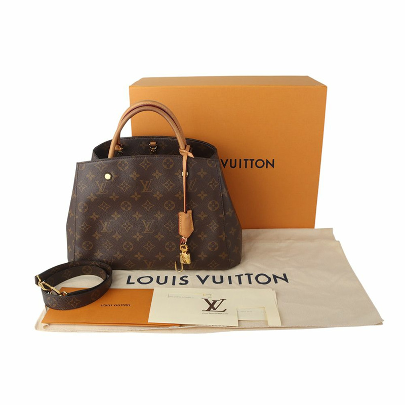 【包稅】LOUIS VUITTON Monogram Montaigne MM 單肩包 M41056-7
