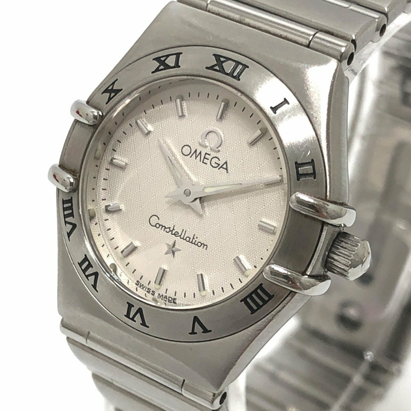 歐米茄 1572.3 星座系列石英腕錶，不鏽鋼錶殼，女款，銀色-4