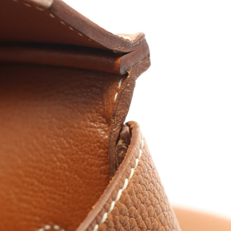 愛馬仕 Birkin 35 手提包,F Togo 皮革,金色,二手,女士,帶五金配件-13