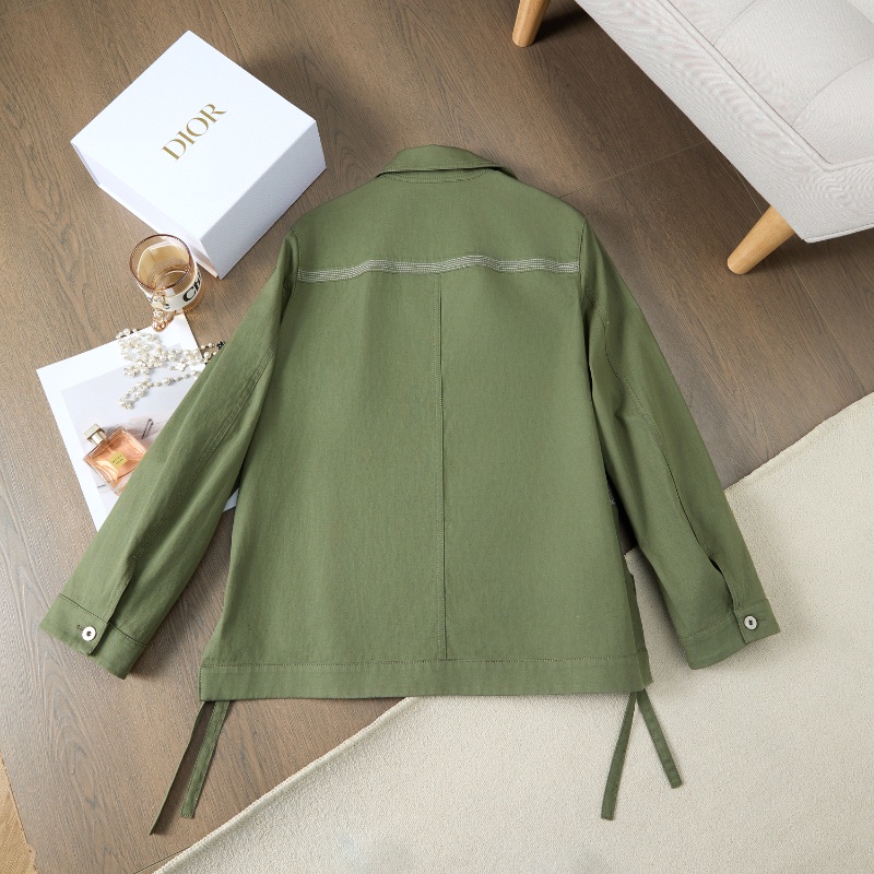 ❤️LOEWE 明星同款 綠色時尚外套-8