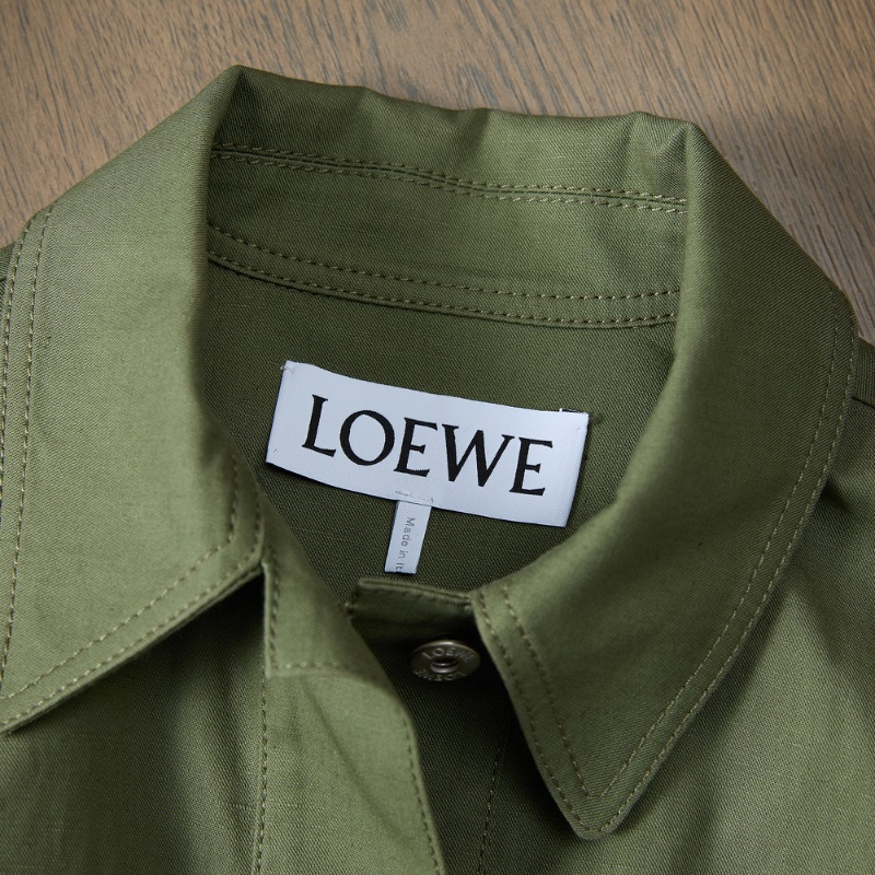 ❤️LOEWE 明星同款 綠色時尚外套-10