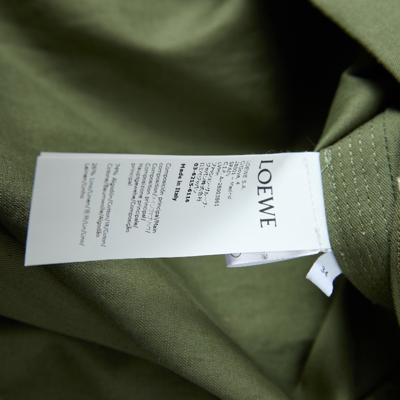 ❤️LOEWE 明星同款 綠色時尚外套-11
