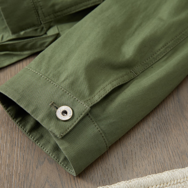 ❤️LOEWE 明星同款 綠色時尚外套-12