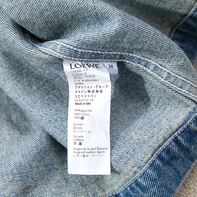 ❤️LOEWE BlackPink Jennie愛穿的牛仔外套-11