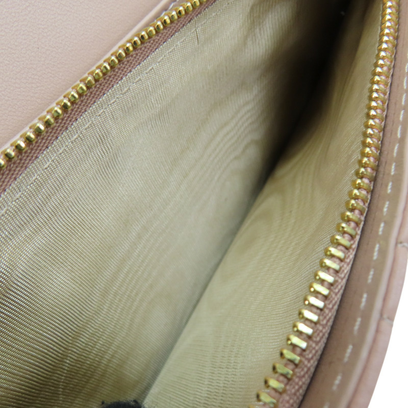 粉色 羊皮 WOC 鍊帶 肩背包【Dior 迪奧 】-5