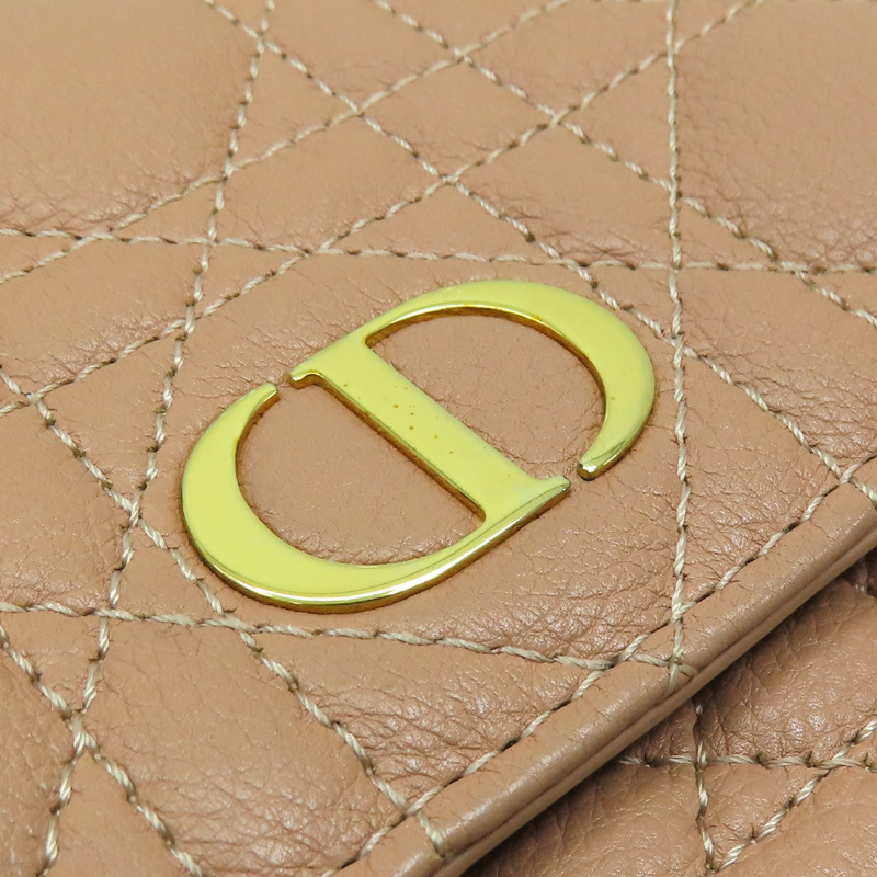 粉色 羊皮 WOC 鍊帶 肩背包【Dior 迪奧 】-10