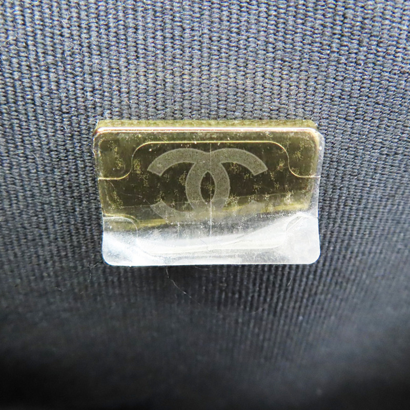 黑色 菱格紋 荔枝牛皮 手把口蓋包 鏈帶肩背包 金釦【CHANEL 香奈兒】 AS3653-6