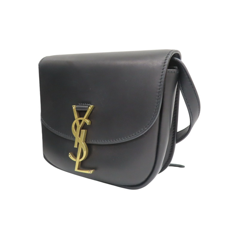 黑色 牛皮 Kaia 肩背包【SAINT LAURENT YSL 聖羅蘭 】 619740-2