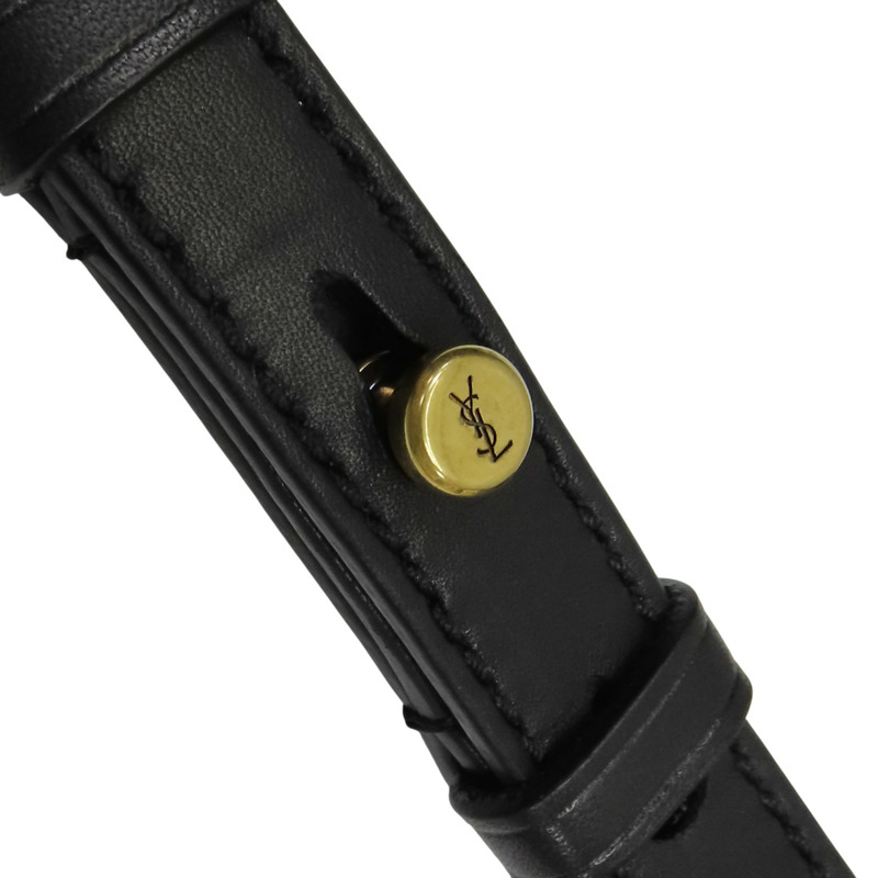 黑色 牛皮 Kaia 肩背包【SAINT LAURENT YSL 聖羅蘭 】 619740-9