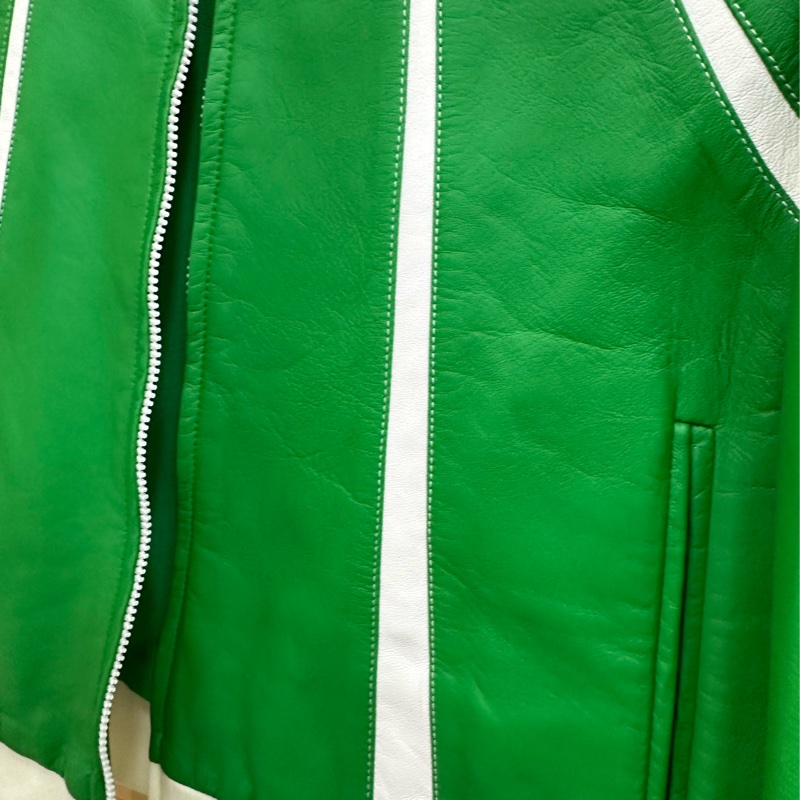 Valentino 華倫天奴 秀款 綠色小羊皮外套 40碼-2