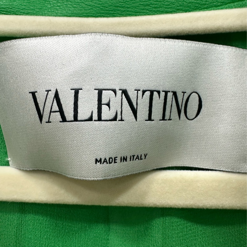 Valentino 華倫天奴 秀款 綠色小羊皮外套 40碼-3