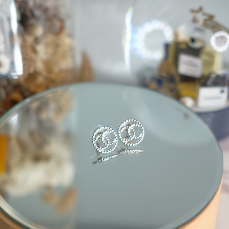 Chanel 22c 圓形雙c 耳環-2