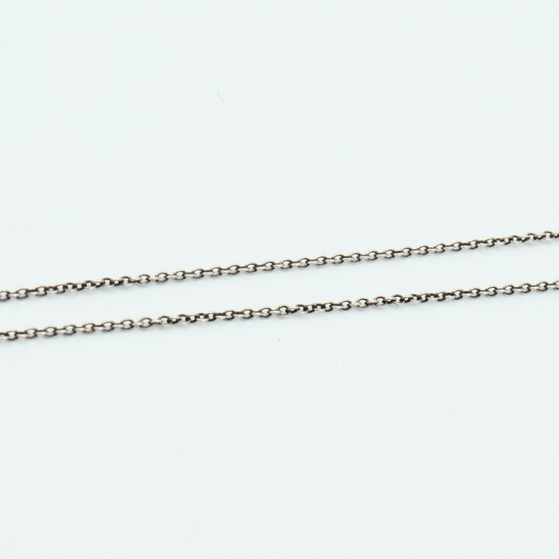 TIFFANY＆CO 925純銀Open Heart Necklace項鍊-5