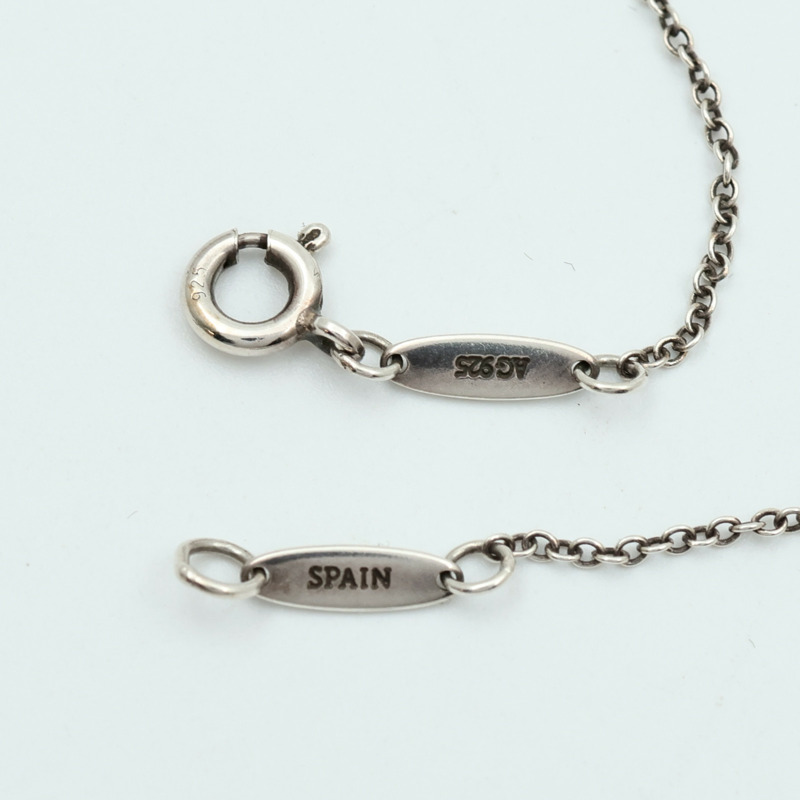 TIFFANY＆CO 925純銀Open Heart Necklace項鍊-8