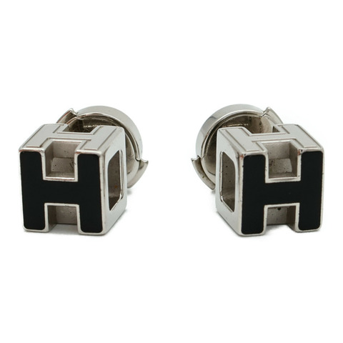 HERMES 金屬Cube H Earrings耳環