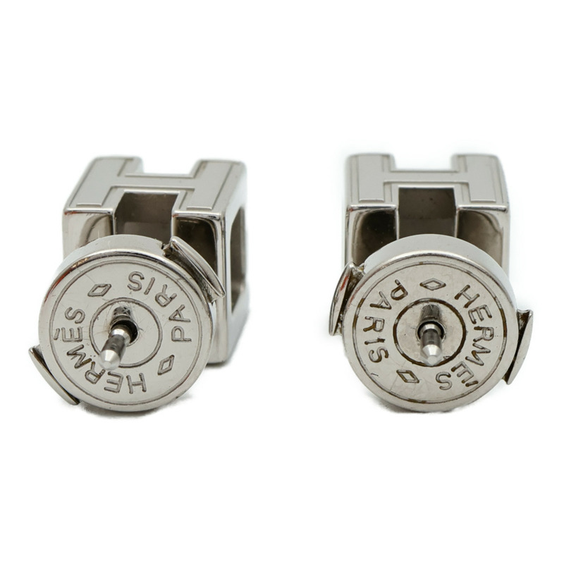 HERMES 金屬Cube H Earrings耳環-2
