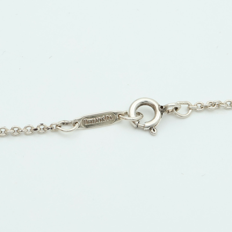 TIFFANY＆CO 925純銀Heart Necklace項鍊-7