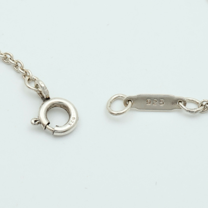 TIFFANY＆CO 925純銀Heart Necklace項鍊-8