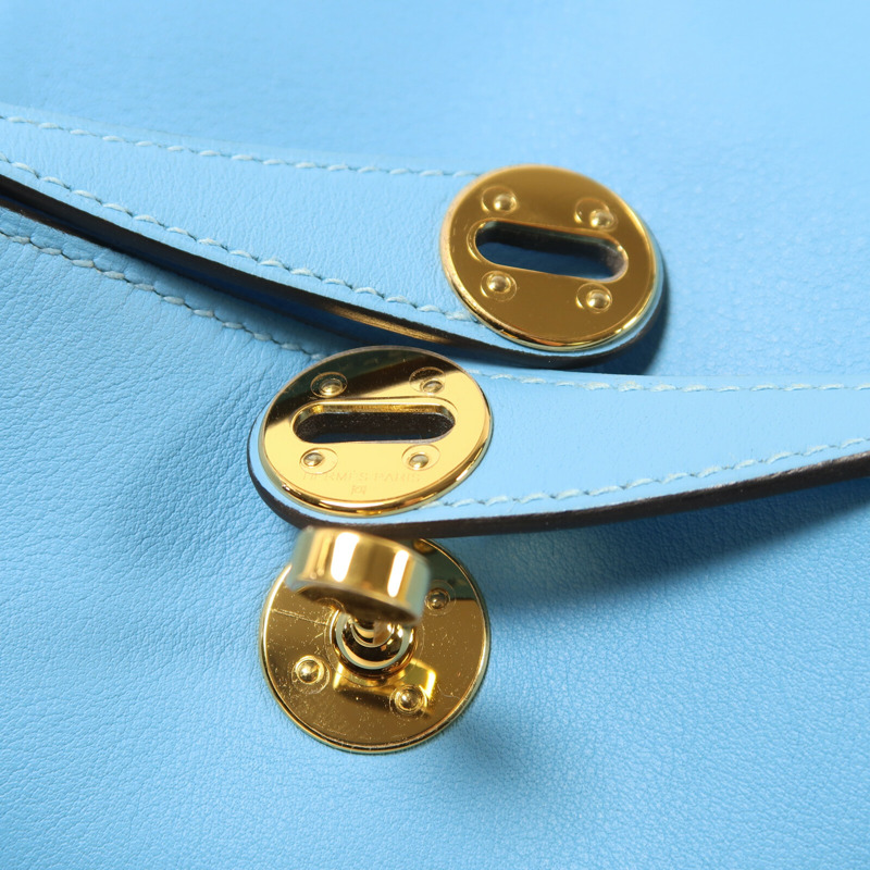HERMES Swift皮革Mini Lindy金扣手挽肩背兩用袋-7