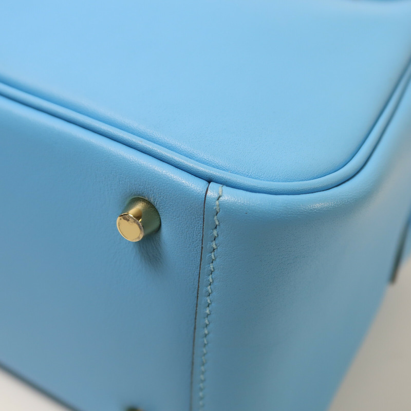 HERMES Swift皮革Mini Lindy金扣手挽肩背兩用袋-10