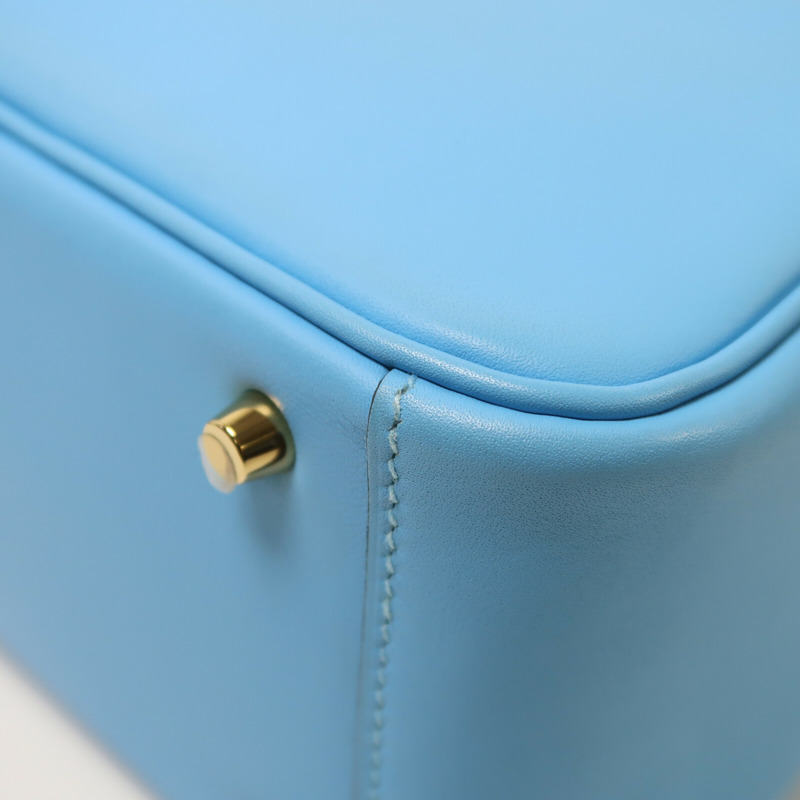 HERMES Swift皮革Mini Lindy金扣手挽肩背兩用袋-12