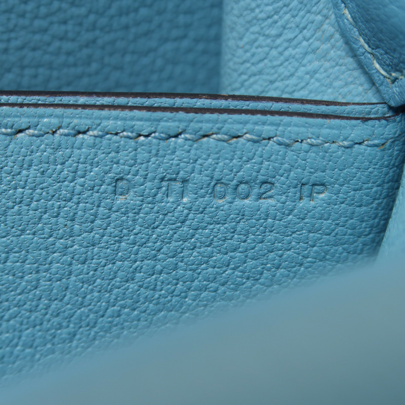 HERMES Evercolor皮革Roulis Mini銀扣肩背袋-6