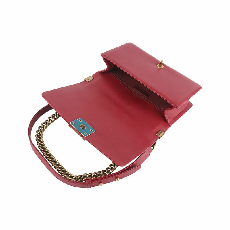 【包稅】CHANEL Ramskin Boy Bag 中金 34824K--7