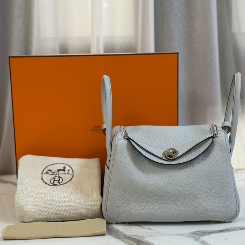 HERMES Lindy 26 - 聖杯藍銀 U-8