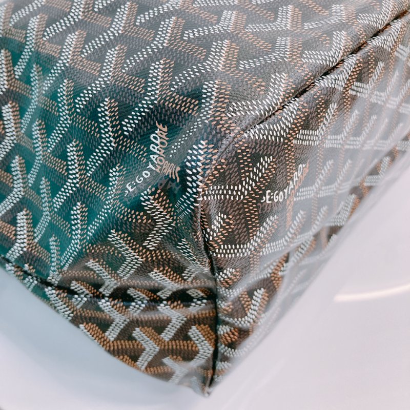 MS0493 Goyard 戈雅 餃子袋 帆布 輕身 跣水 黑色 銀扣  Saint Louis Tote Bag PM Canvas Black x PHW-7