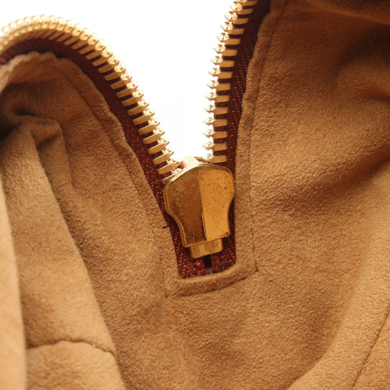 路易威登男士瘋狂手提包 M95737 Monogram Jokes 皮革 Rouge 二手女士-6