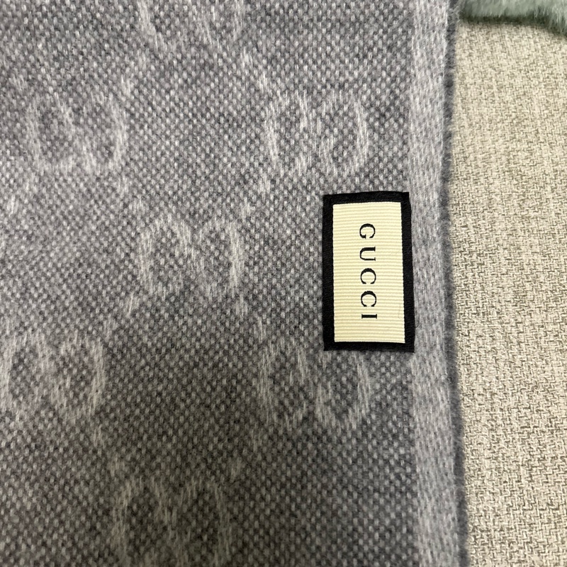Gucci羊毛流蘇長圍巾190*37-7
