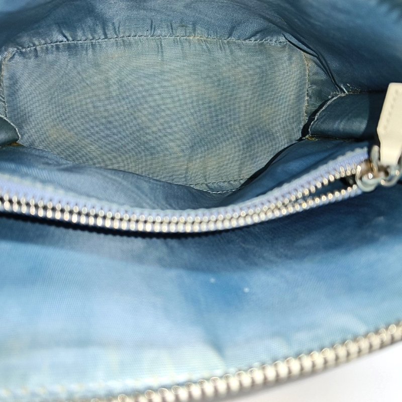 GUCCI Gucci X Sega迷你白色牛皮印花單肩包斜挎包銀色五金可拆卸肩帶-6