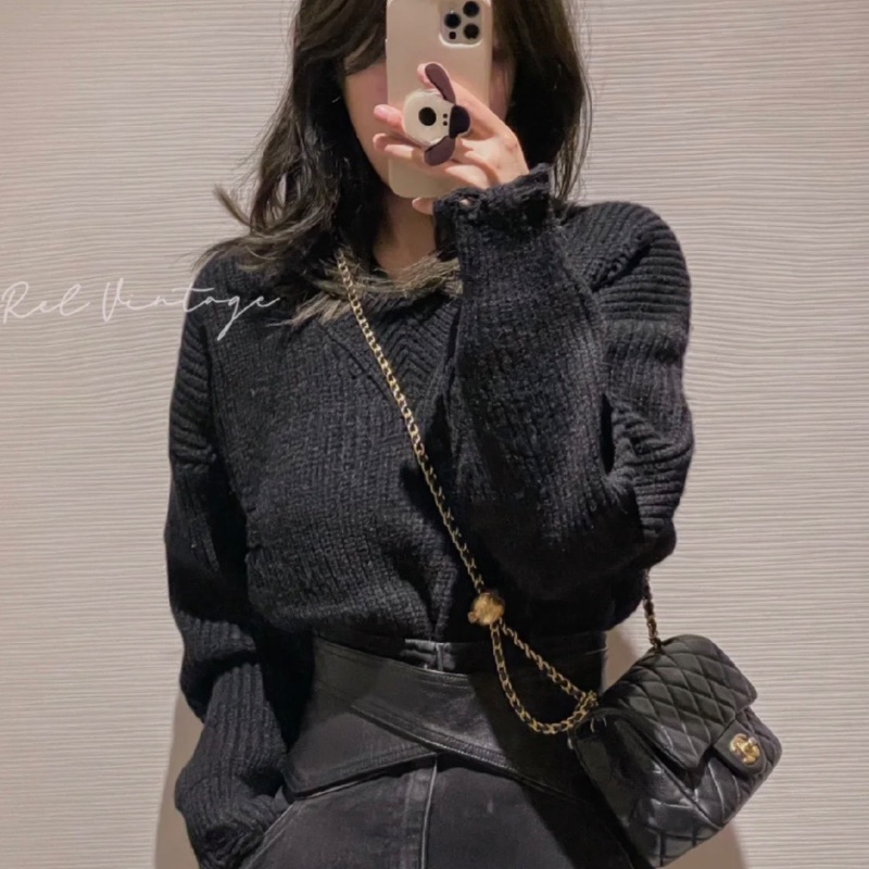 Chanel 黑金金球CF方胖子 17*13.5*7.5cm 98新配件保卡塵袋-0