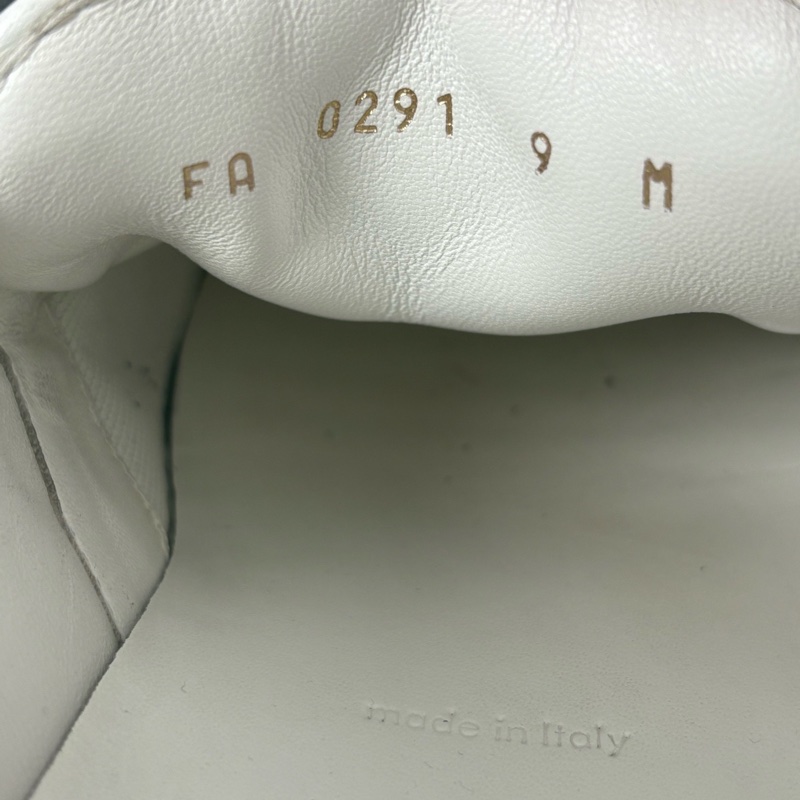 99新LV 路易威登 白色皮面老花壓花一腳蹬松糕鞋@43碼一-3