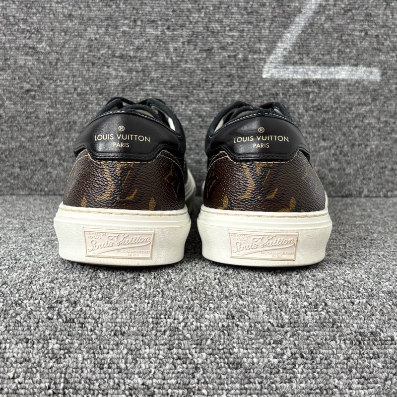 99新LV 路易威登 棕色老花帆布板鞋@42.5碼一-2
