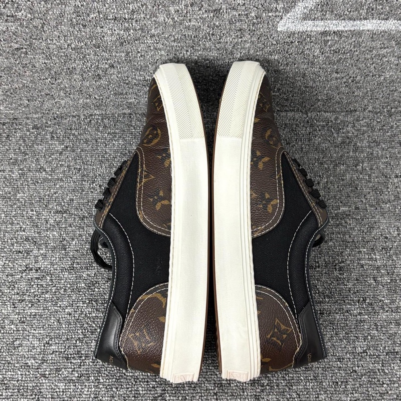 99新LV 路易威登 棕色老花帆布板鞋@42.5碼一-6