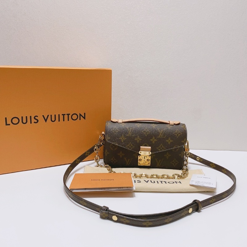 Lv 老花小郵差包斜背手提肩背包 21*6*12cm 98新配件塵袋盒子購證-1