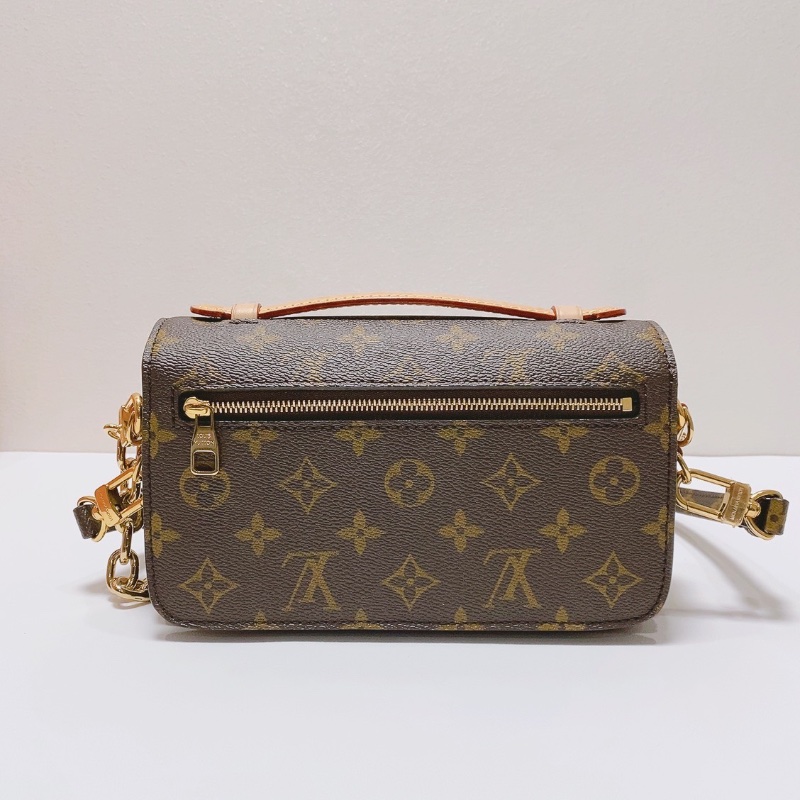 Lv 老花小郵差包斜背手提肩背包 21*6*12cm 98新配件塵袋盒子購證-5