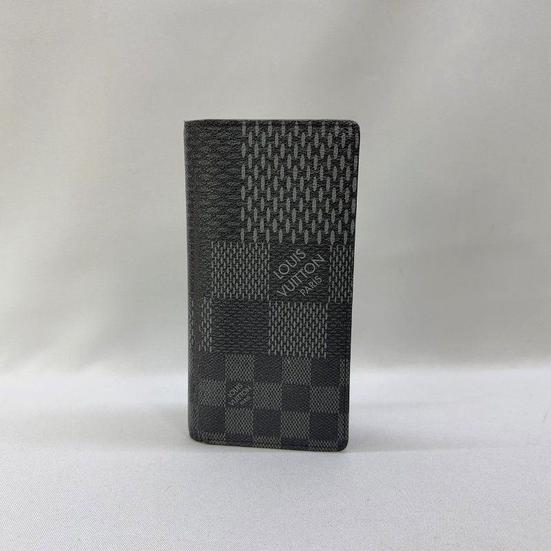 LV BRAZZA棋盤格長夾-0