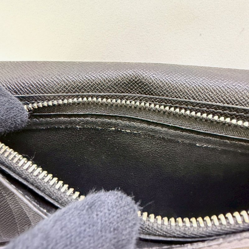 LV BRAZZA棋盤格長夾-5