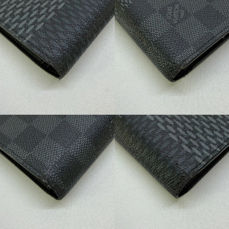 LV BRAZZA棋盤格長夾-8