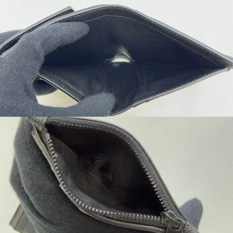 YSL Uptown粒面皮革短夾-5