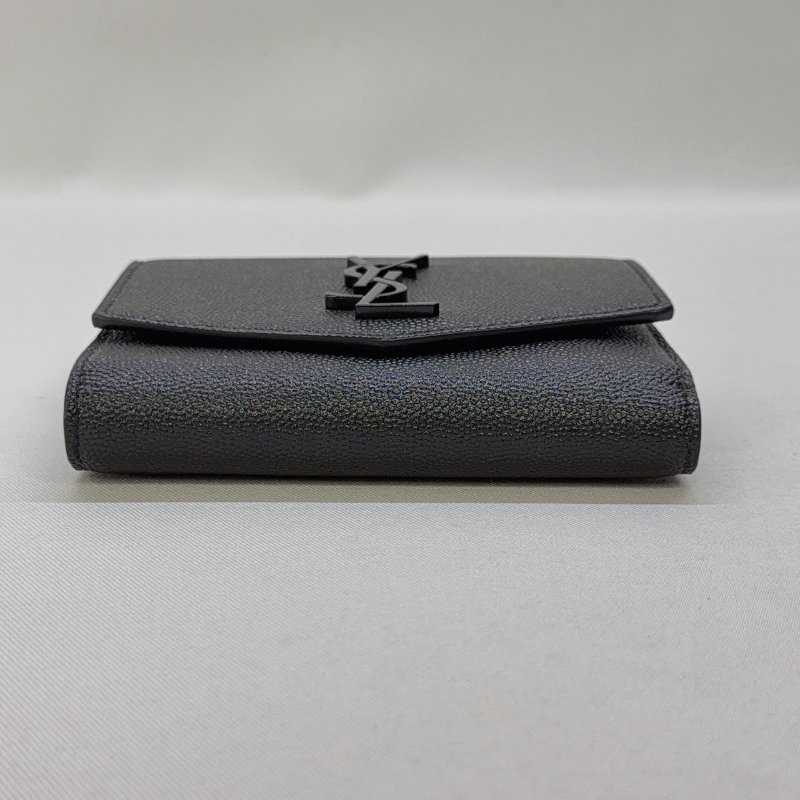 YSL Uptown粒面皮革短夾-8