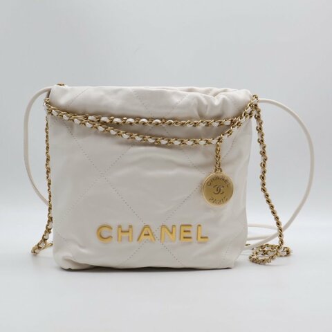 CHANEL 22 Mini bag - 白金