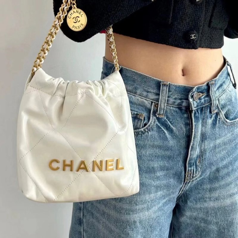 CHANEL 22 Mini bag - 白金-1