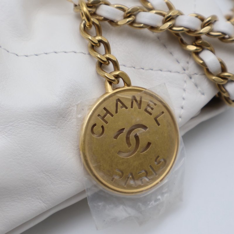 CHANEL 22 Mini bag - 白金-4