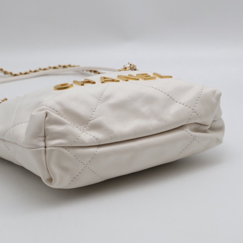 CHANEL 22 Mini bag - 白金-7