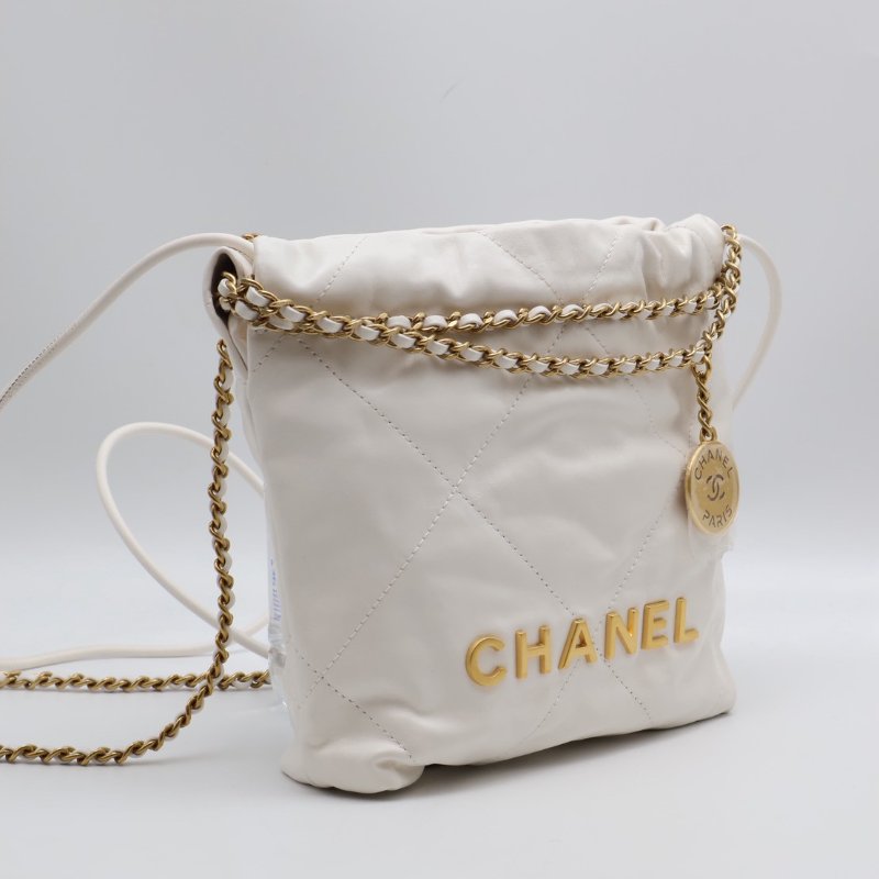 CHANEL 22 Mini bag - 白金-8